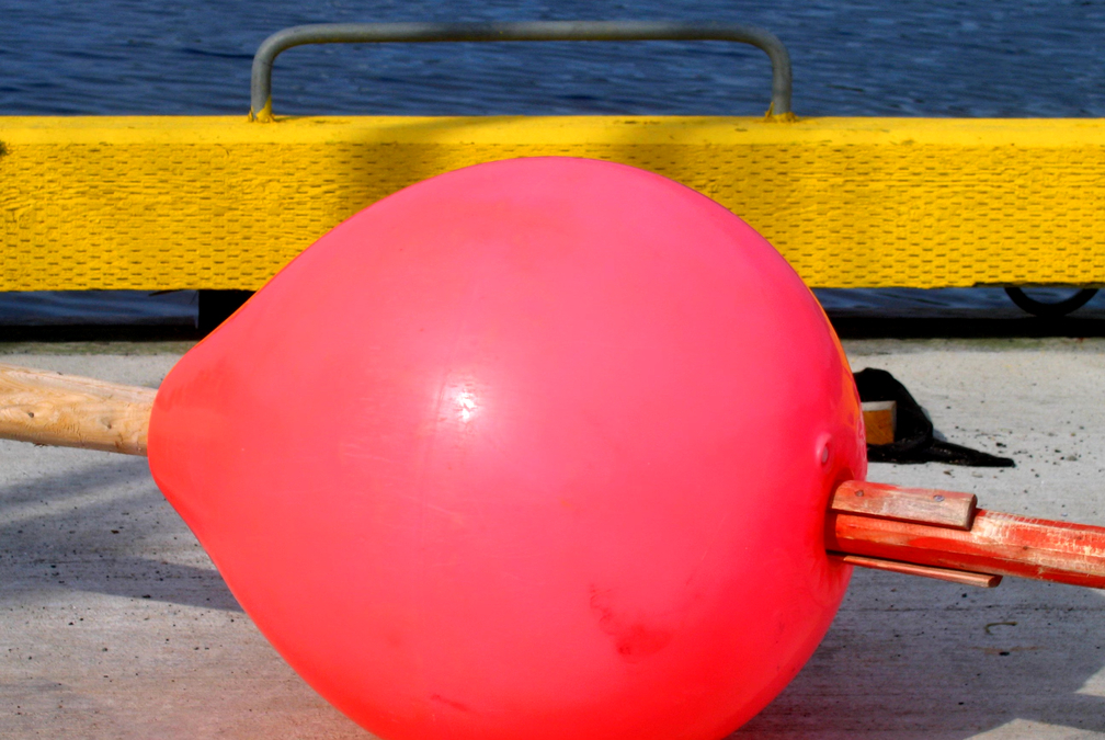 pink buoy